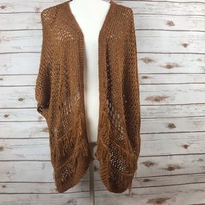 Knox Rose Knit Cardigan With Fringe